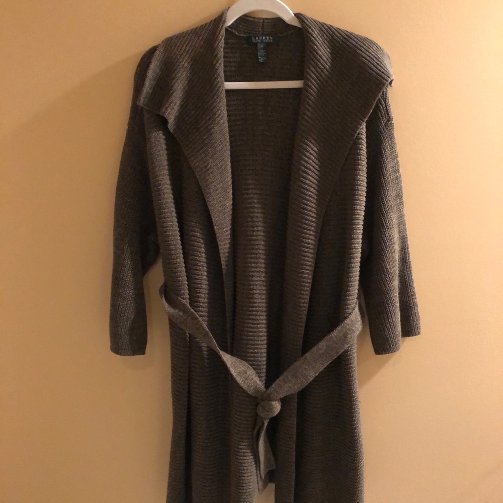 Ralph Lauren Belted Cardigan Sweater